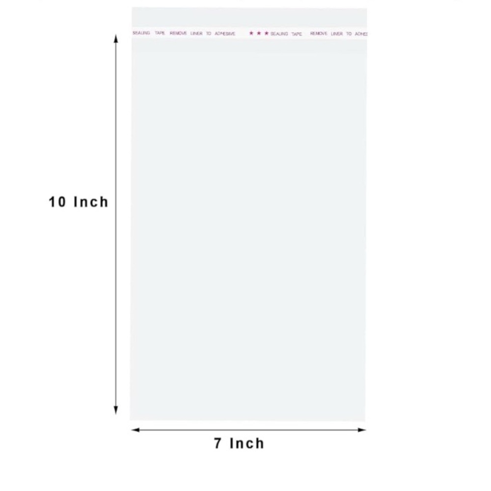 BuyNow✨50Pc 7”x10” Cellophane clear bags